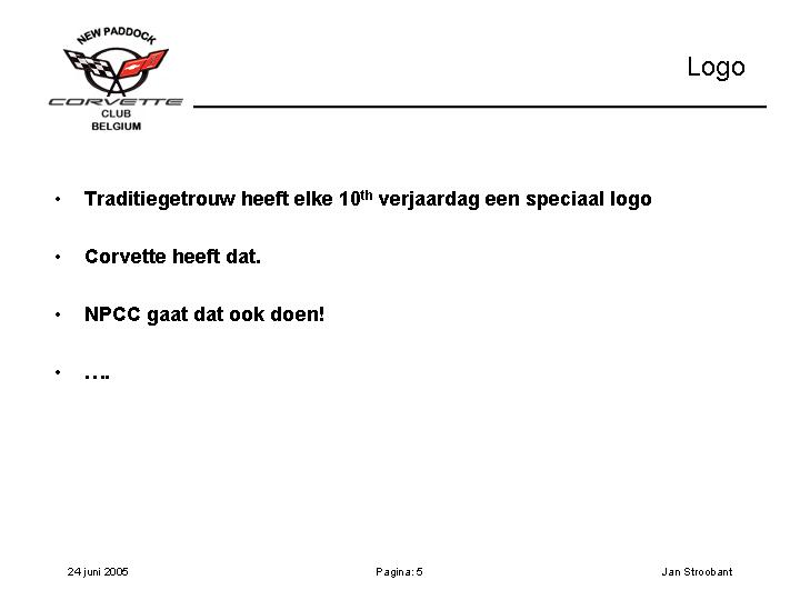 New Paddock Corvette Club