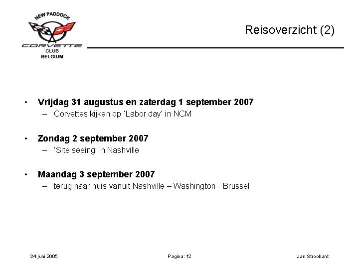New Paddock Corvette Club