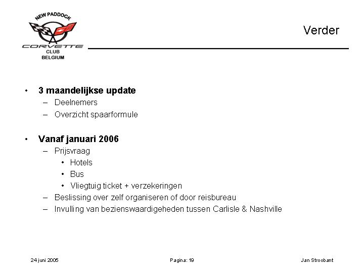 New Paddock Corvette Club